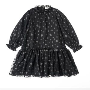 Tocoto Vintage Fancy Dress Stars Tulle - Black